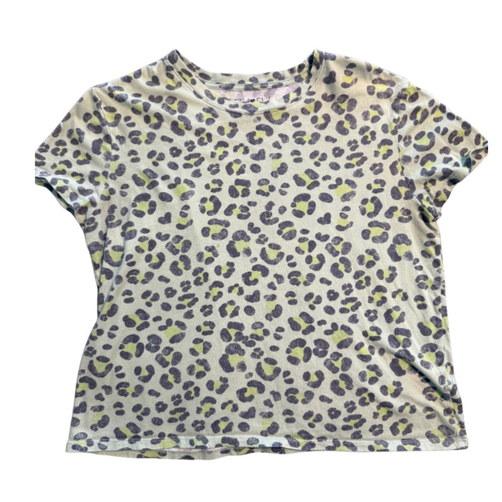 Fifth Sun Green and Black Short Sleeve Tee